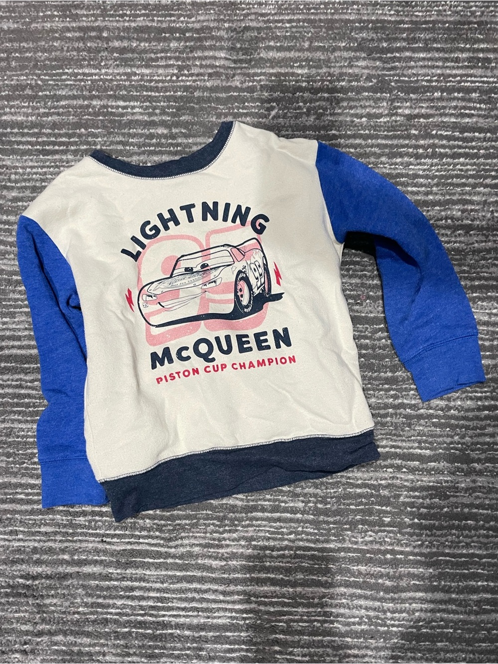 Disney Crewneck Sweatshirt in White and Navy